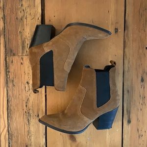 Steve Madden Suede Chelsea Ankle Boot (Patricia)